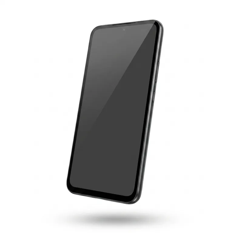 Front view of black Samsung Galaxy A54 5G in excellent condition, MTM IT refurbished