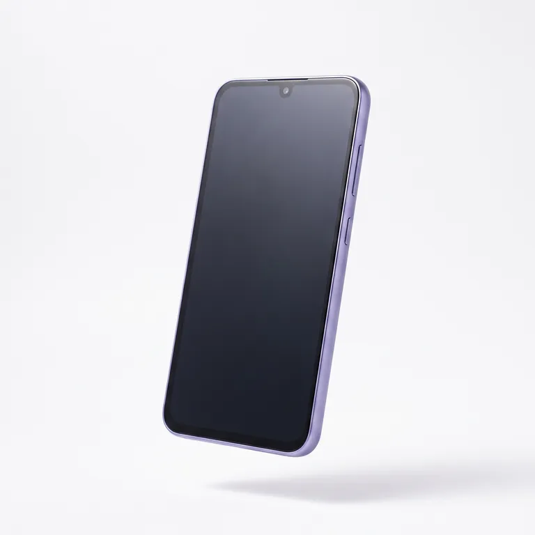 Front view of refurbished Samsung Galaxy A54 5G 256GB in Purple, excellent condition.